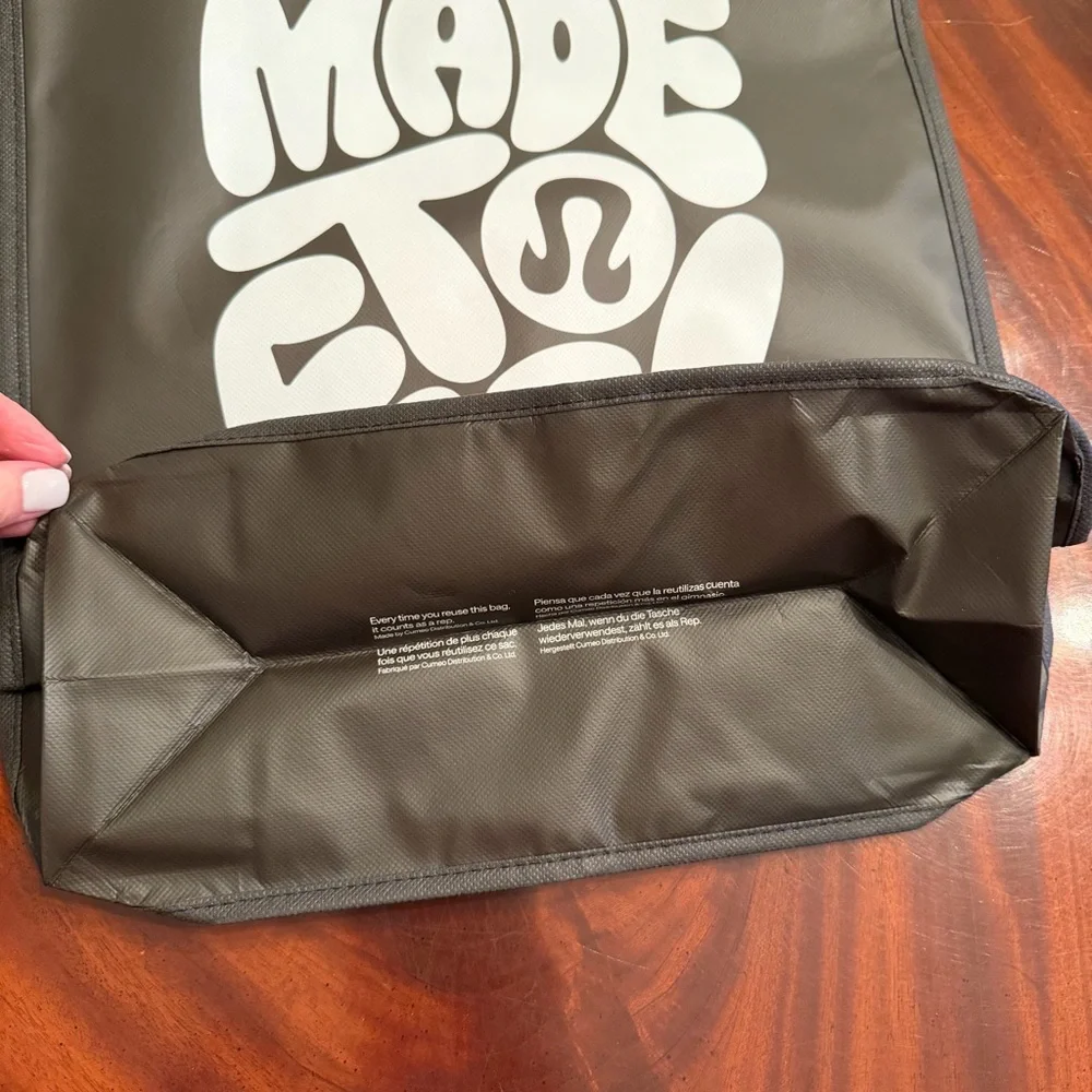 NEW Lululemon Made To Feel Large Reusable Tote Bag